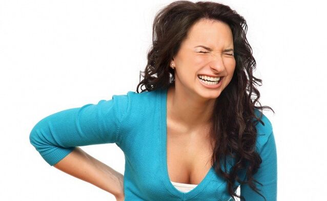 dor de costas referido con osteocondrose torácica